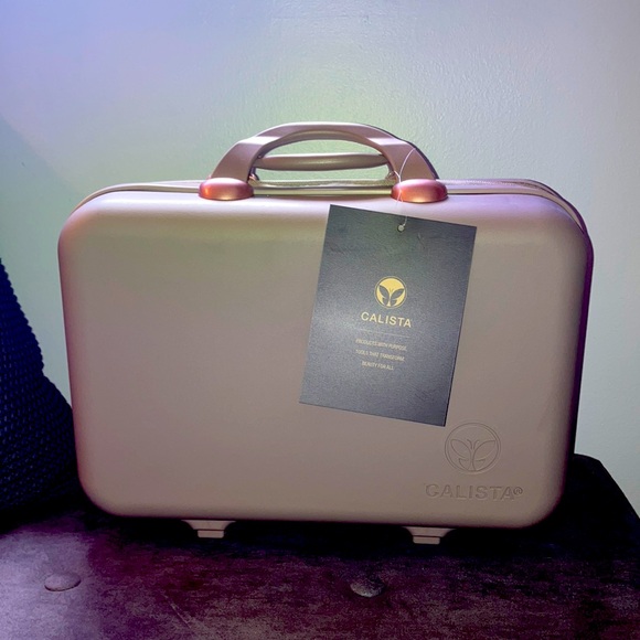 Great Holiday gift! Calista hair tools/ make-up storage case Gray NWT - Picture 1 of 8